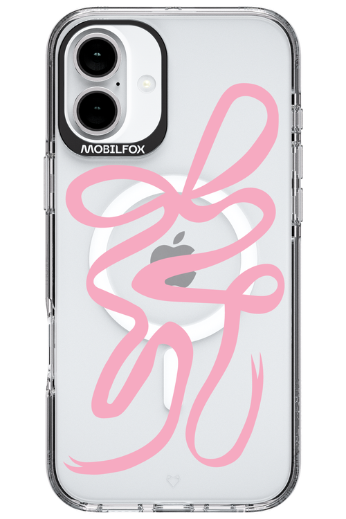 Pink Bow - Apple iPhone 16 Plus