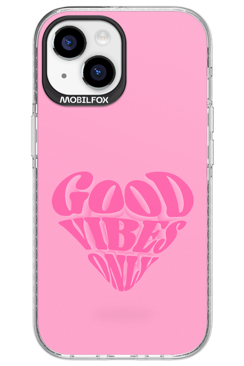 Good Vibes Heart - Apple iPhone 15