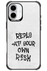 At Your Own Risk - Apple iPhone 16 Plus