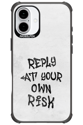 At Your Own Risk - Apple iPhone 16 Plus