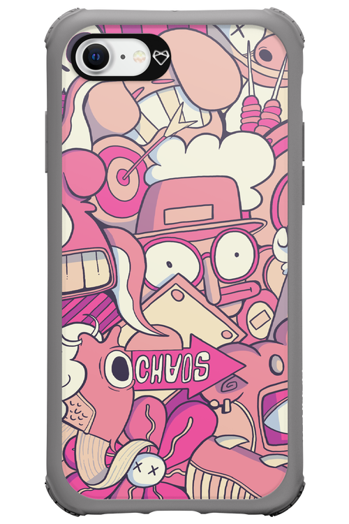 Coral Chaos - Apple iPhone 8