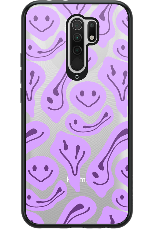 Fluid Smiley Purple - Xiaomi Redmi 9