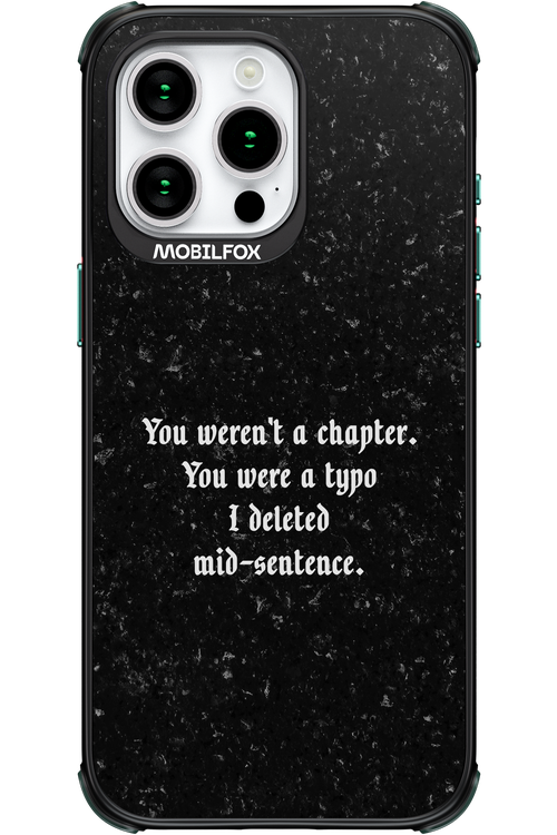 A Typo - Apple iPhone 15 Pro Max