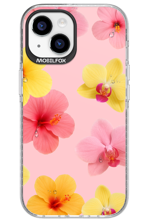 Sunset Flowers - Apple iPhone 15