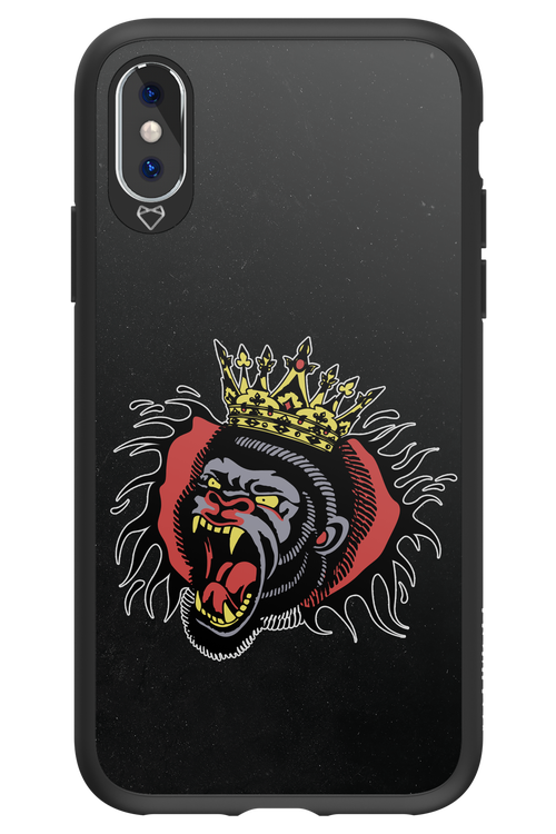 Monkey Rage Black - Apple iPhone XS