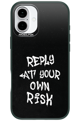 Risk Black 2.0 - Apple iPhone 16 Plus