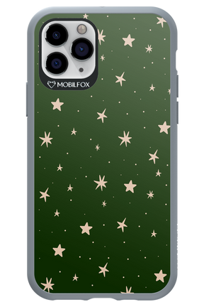 Forest Green Stars - Apple iPhone 11 Pro
