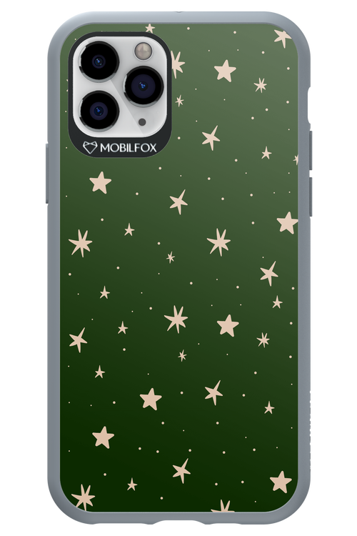 Forest Green Stars - Apple iPhone 11 Pro