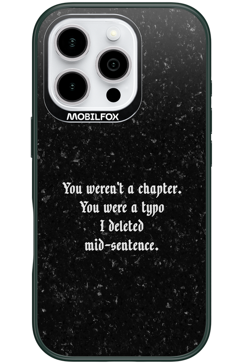 A Typo - Apple iPhone 16 Pro