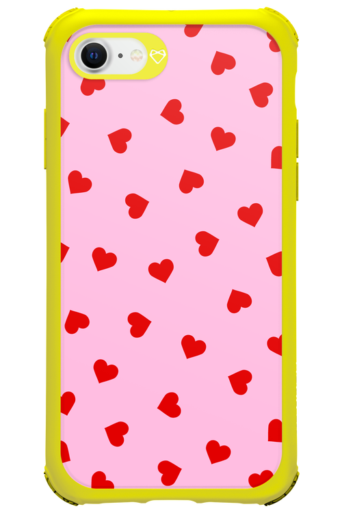 Sprinkle Heart Pink - Apple iPhone 8