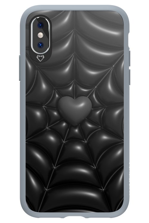 Black Spider Heart - Apple iPhone XS