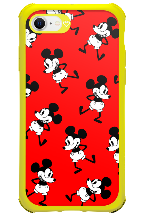 Iconic Mouse (red pattern) - Apple iPhone SE 2020