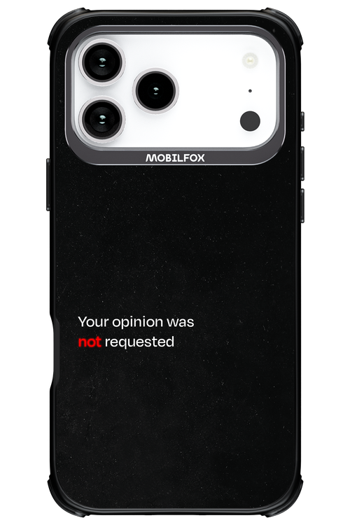 Not Requested 2.0 - Apple iPhone 17 Pro Max