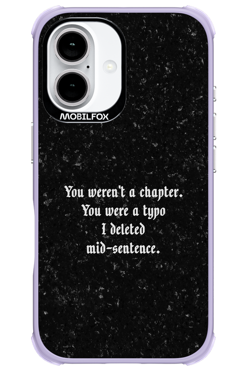 A Typo - Apple iPhone 16