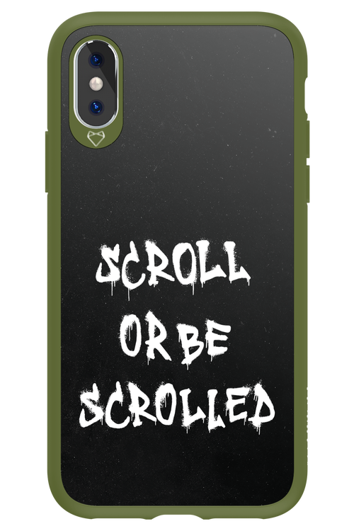 Scroll Black - Apple iPhone X