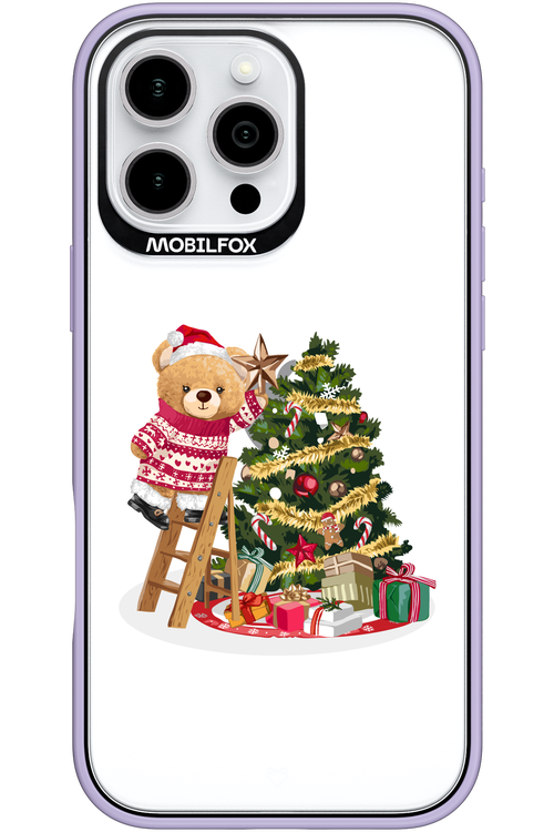 Christmas Bear (Transparent) - Apple iPhone 16 Pro Max