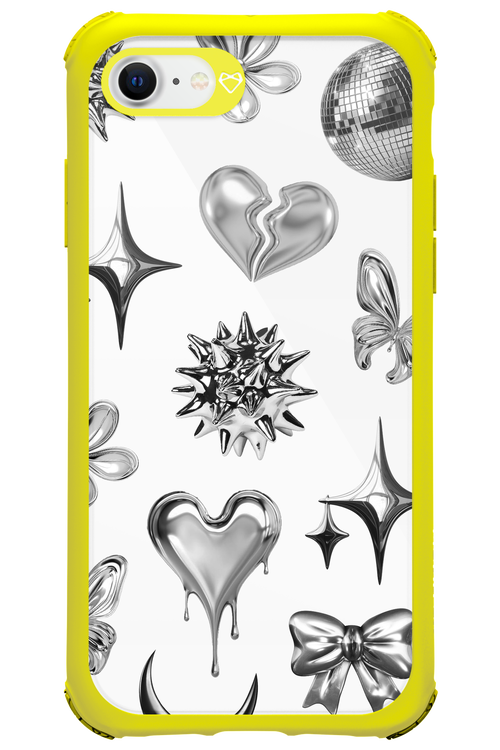 Silver Zone Transparent - Apple iPhone SE 2022