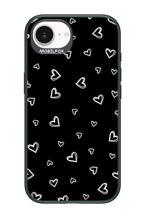 Monochrome Hearts 2.0 - Apple iPhone 16e