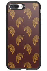 Burgundy Leopard Pattern - Apple iPhone 7 Plus
