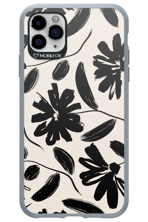 Monochrome Flowerss 2.0 - Apple iPhone 11 Pro Max