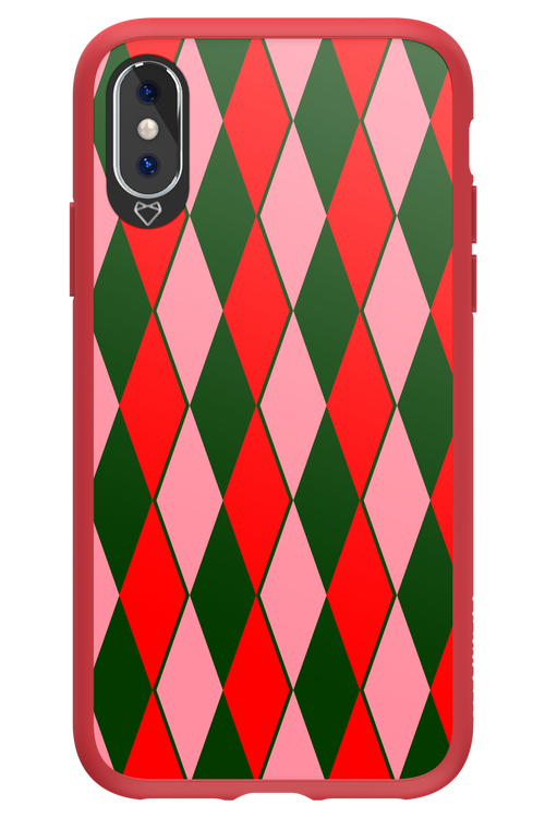 Retro Christmas - Apple iPhone X