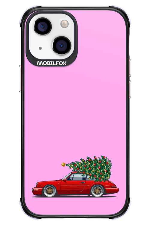 XMAS Car Pink - Apple iPhone 13 Mini