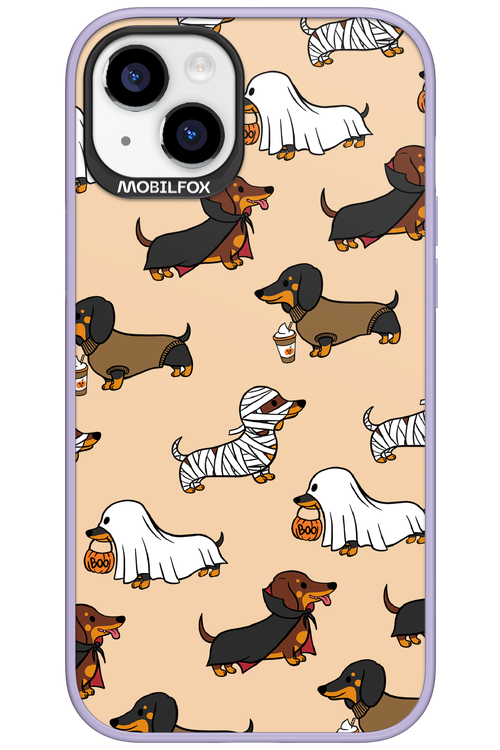 Scary Dachshund - Apple iPhone 15 Plus