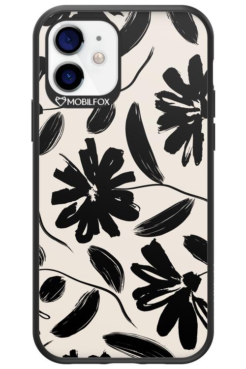 Monochrome Flowerss 2.0 - Apple iPhone 12