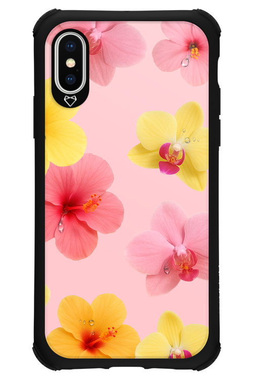 Sunset Flowers - Apple iPhone X