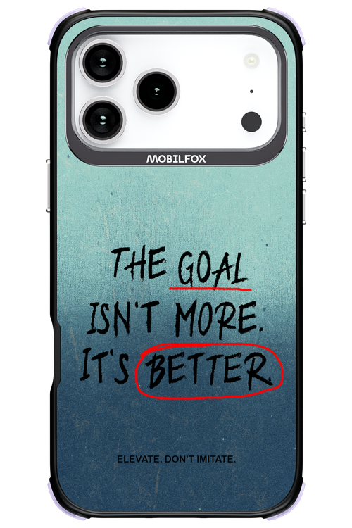 The Goal 2.0 - Apple iPhone 17 Pro Max
