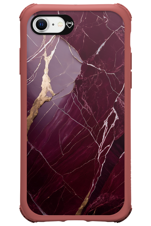 Burgundy Marble 2.0 - Apple iPhone 8