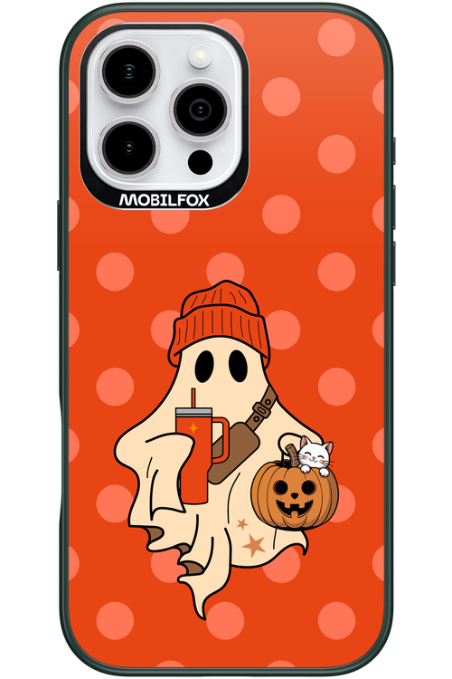 Ghost Girl (Orange) - Apple iPhone 16 Pro Max