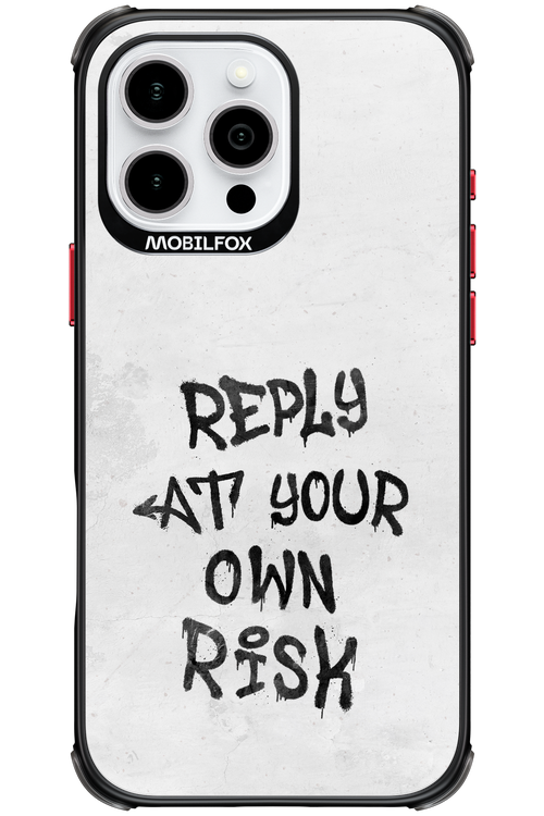 At Your Own Risk 2.0 - Apple iPhone 16 Pro Max