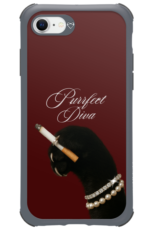Purrfect Diva - Apple iPhone 8