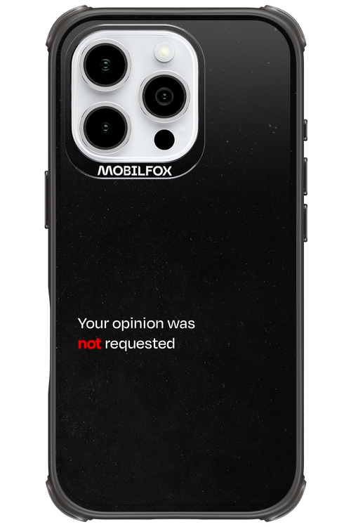 Not Requested 2.0 - Apple iPhone 16 Pro