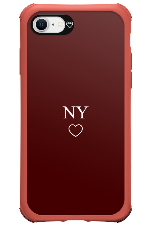 NY Burgundia 2.0 - Apple iPhone 8