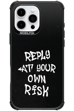 Risk Black - Apple iPhone 16 Pro Max