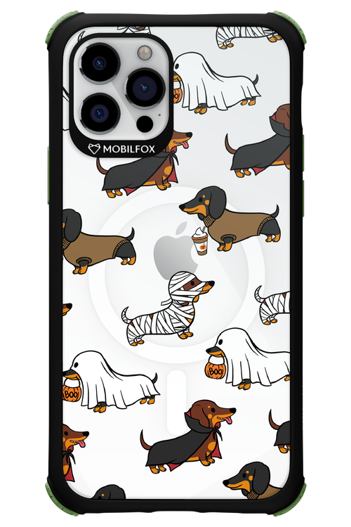 Scary Dachshund (Transparent) - Apple iPhone 12 Pro