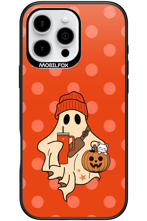 Ghost Girl (Orange) - Apple iPhone 16 Pro Max