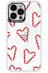 Candy Cane Hearts - Apple iPhone 13 Pro Max