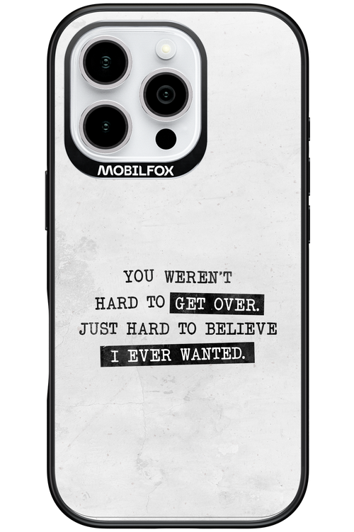 Hard to Believe - Apple iPhone 16 Pro