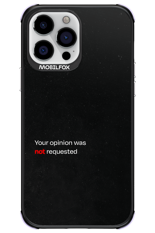 Not Requested 2.0 - Apple iPhone 13 Pro Max