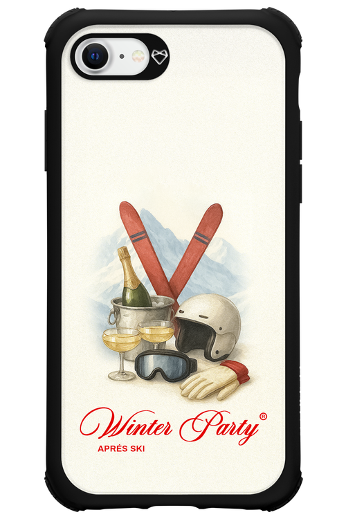 Winter Ski Party - Apple iPhone 8