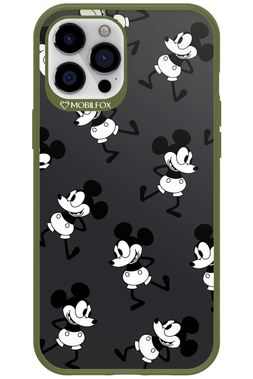 Iconic Mouse (antracite pattern) - Apple iPhone 12 Pro Max