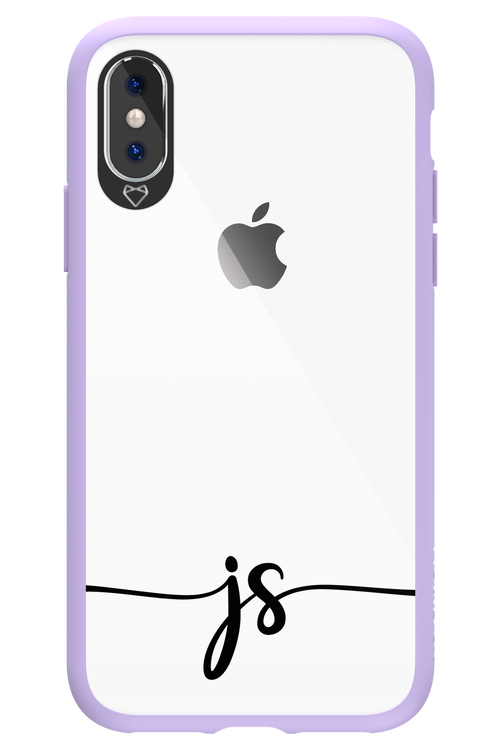 JS Monogram - Apple iPhone X