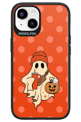 Ghost Girl (Orange) - Apple iPhone 14