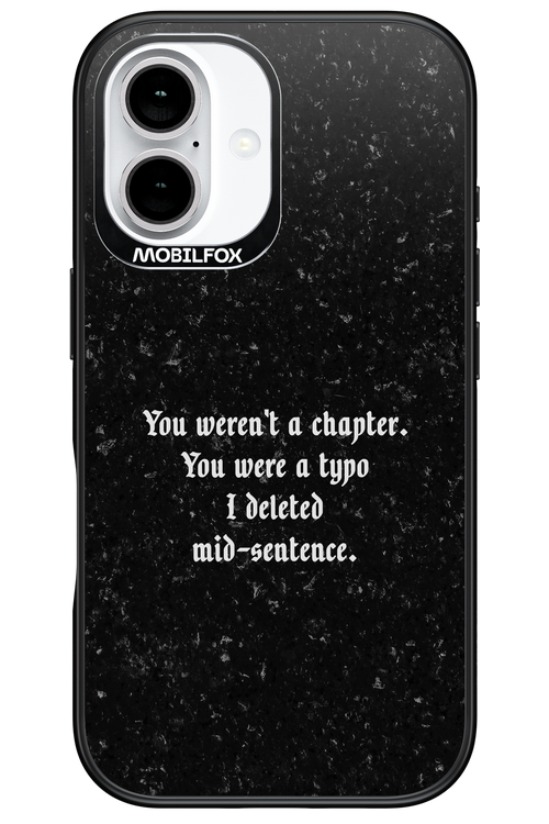 A Typo - Apple iPhone 16