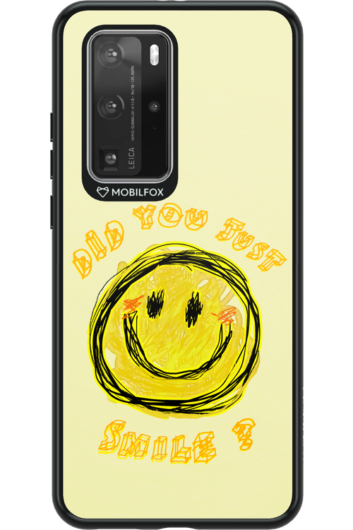 Crayon Smiley - Huawei P40 Pro