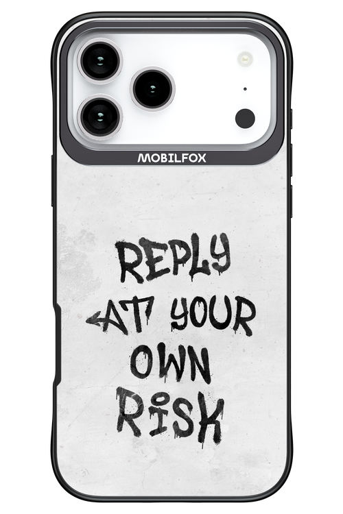 At Your Own Risk 2.0 - Apple iPhone 17 Pro Max