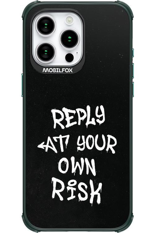 Risk Black 2.0 - Apple iPhone 15 Pro Max